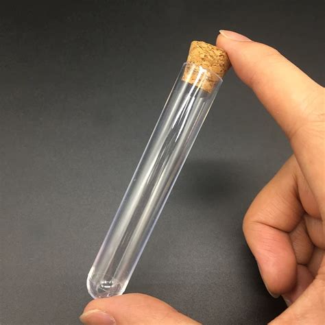 test tube with cork stopper